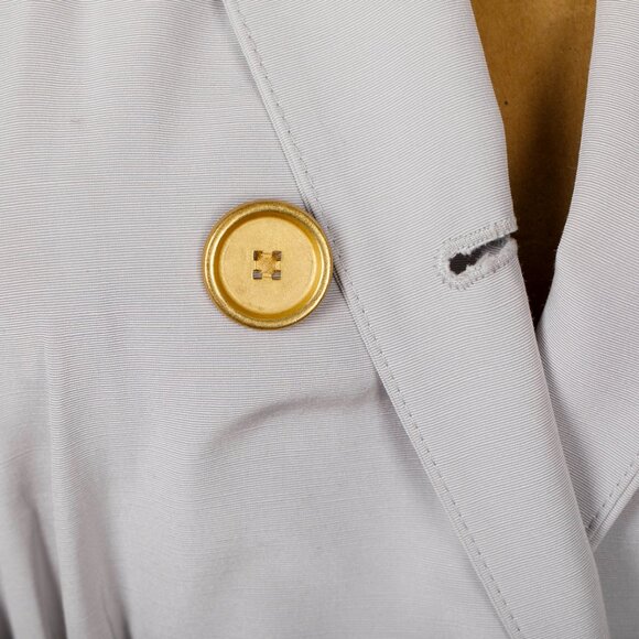 Armani Exchange  Silver Color Trench Coat - Picture 5 of 7